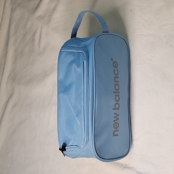 New Balance Shoe Travel Bag. Baby Blue with Silver Print. - Picture 2 of 9